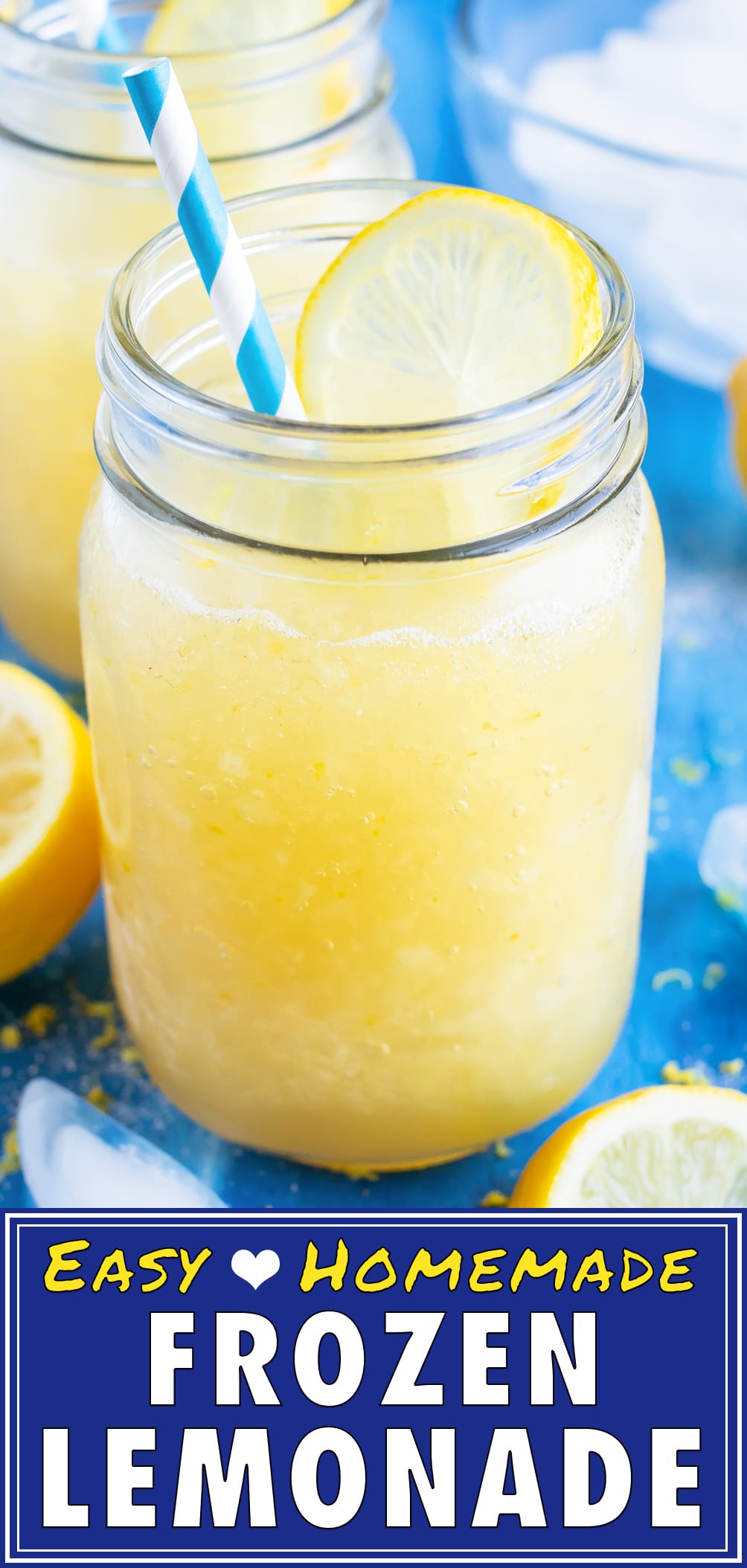 Homemade Frozen Lemonade (3Ingredients!) Evolving Table