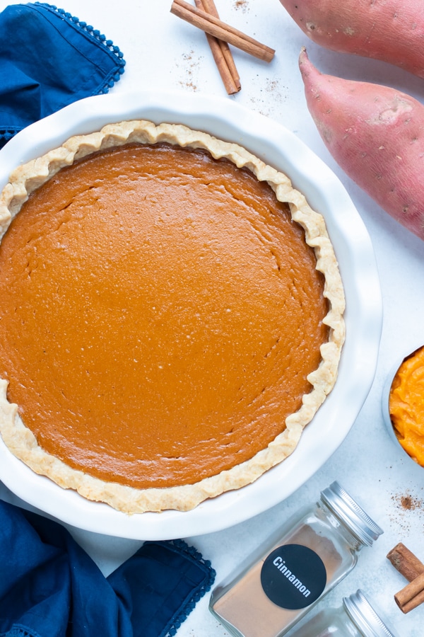 The Best Homemade Sweet Potato Pie Recipe Evolving Table