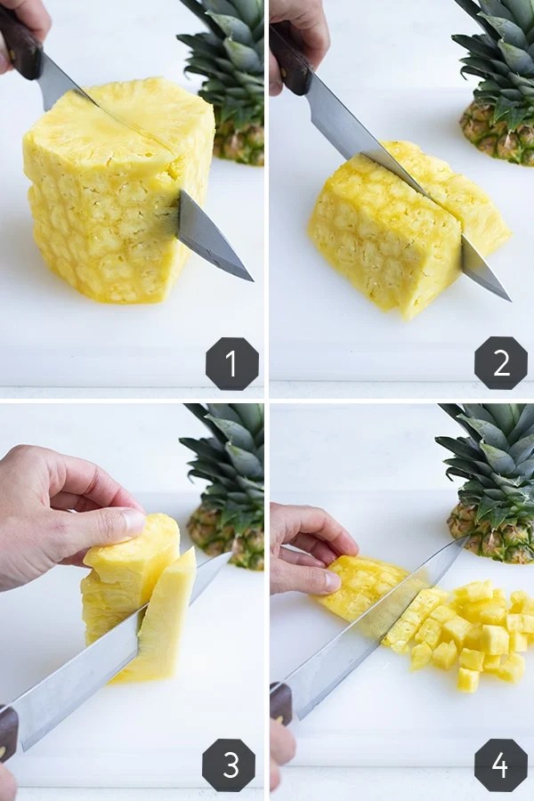 How to cut pineapple