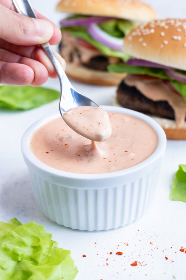 Homemade big mac sauce healthy huntersgawer
