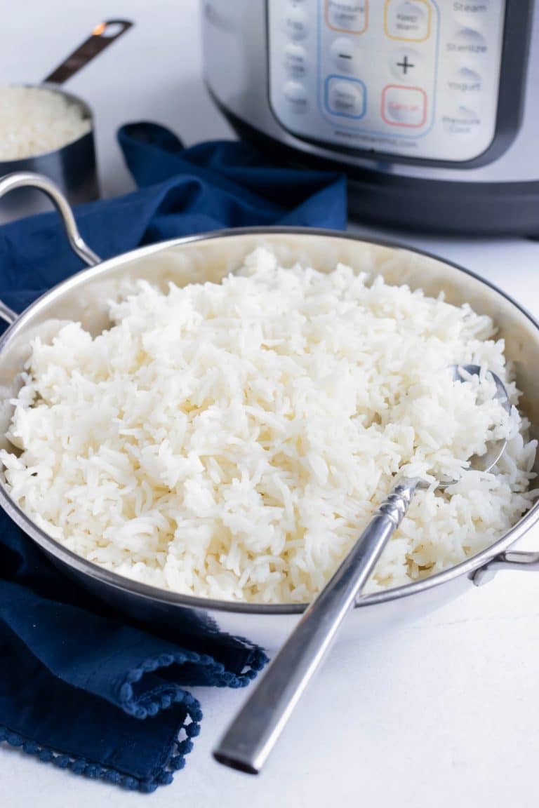 Instant Pot Basmati Rice Evolving Table