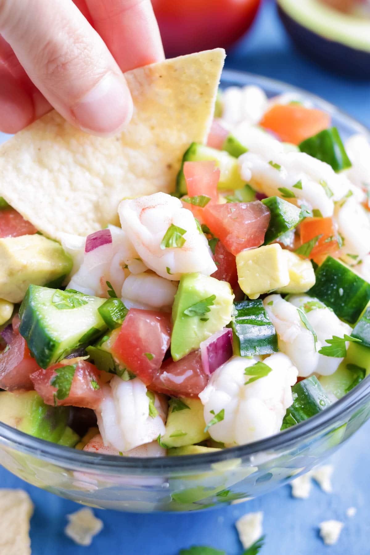 Easy Shrimp Ceviche Recipe with Avocado Evolving Table
