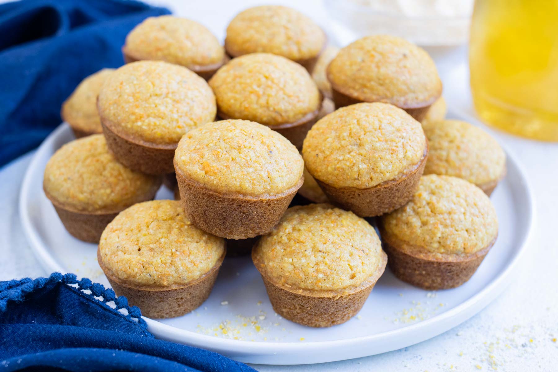 Sweet Mini Cornbread Muffins Evolving Table