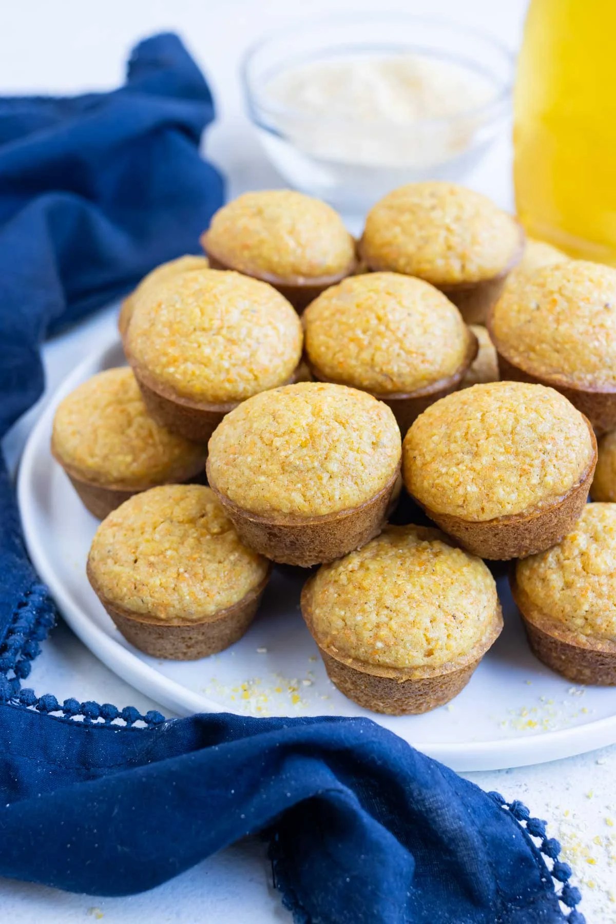 Sweet Mini Cornbread Muffins Evolving Table