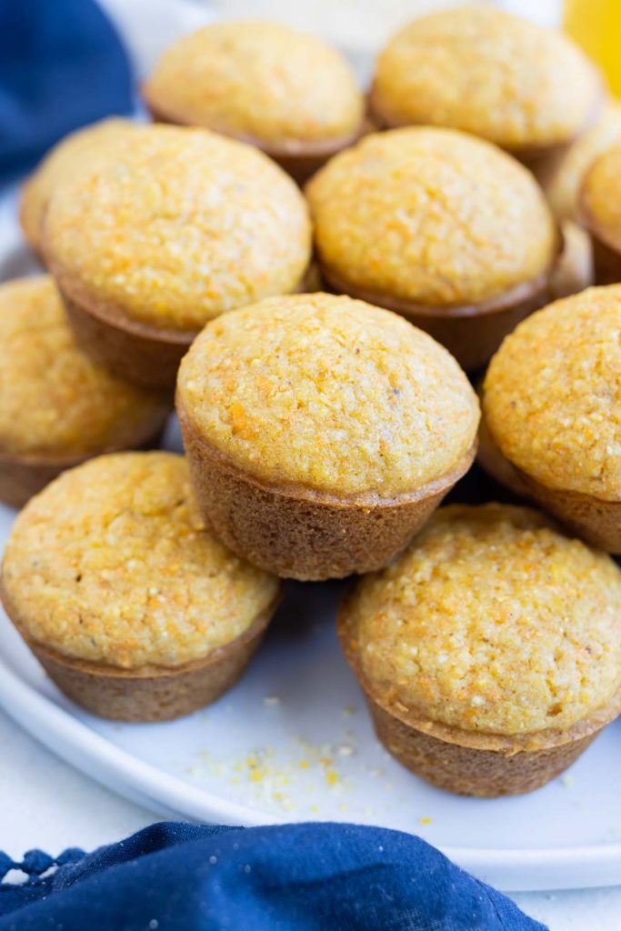 Sweet Mini Cornbread Muffins Evolving Table