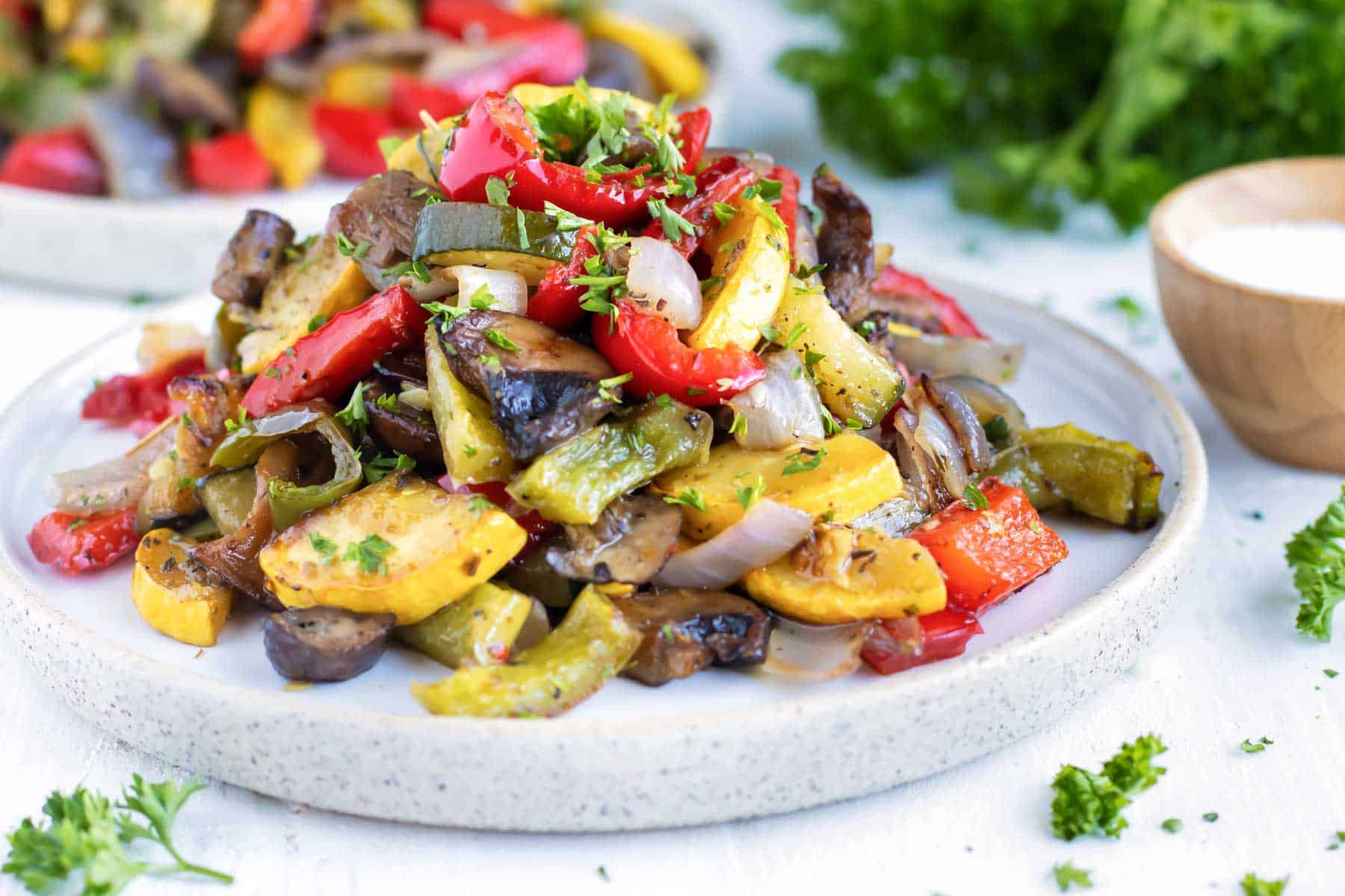 Italian OvenRoasted Vegetables Evolving Table