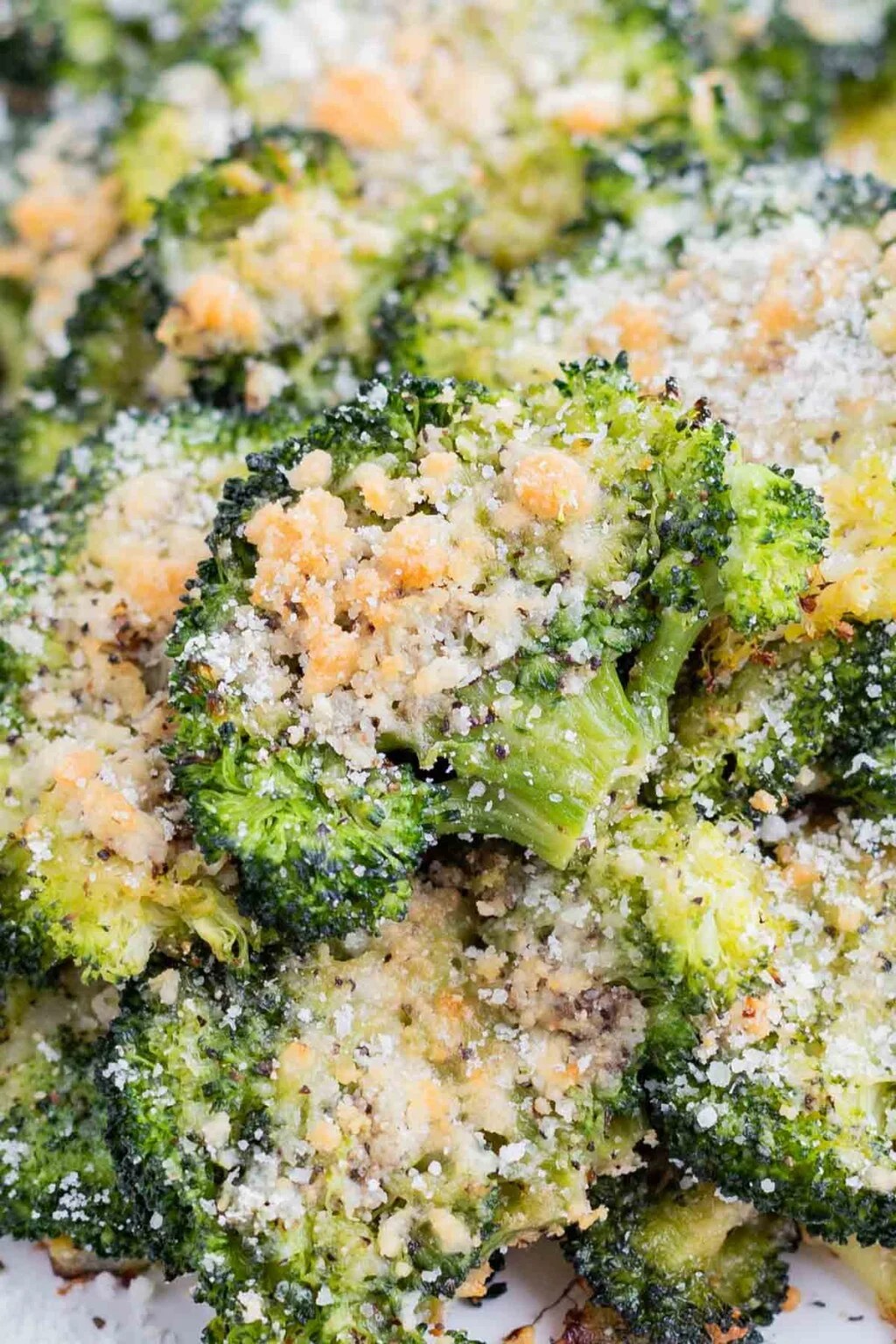 Crispy Smashed Broccoli with Parmesan Evolving Table
