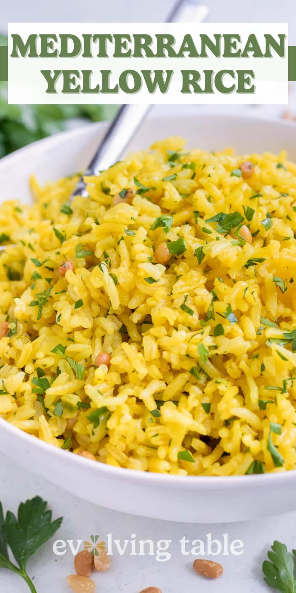 Mediterranean Yellow Rice Recipe Evolving Table