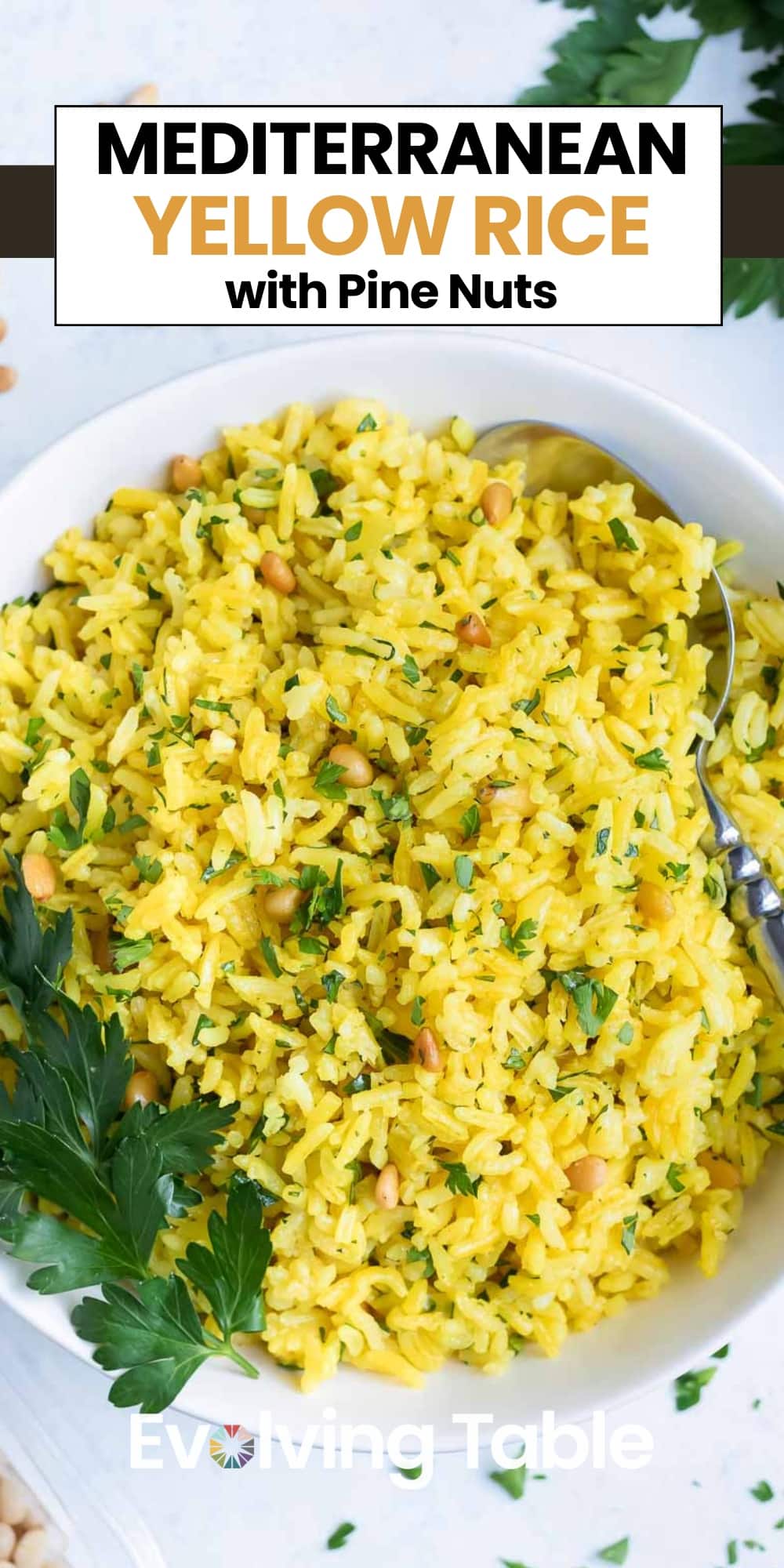 Mediterranean Yellow Rice Recipe Evolving Table