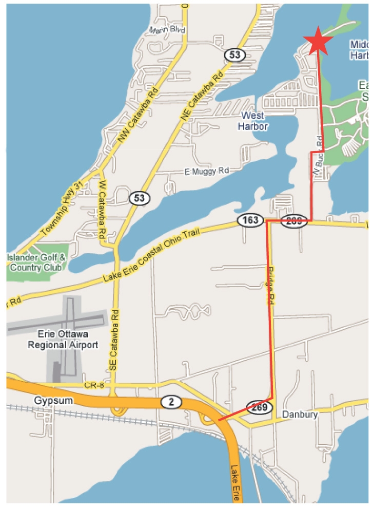 'EyeCatcher Charters Directions