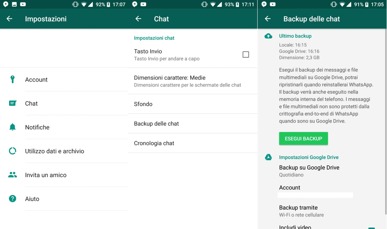 Trasferire le chat di WhatsApp tra due smartphone Evosmart.it