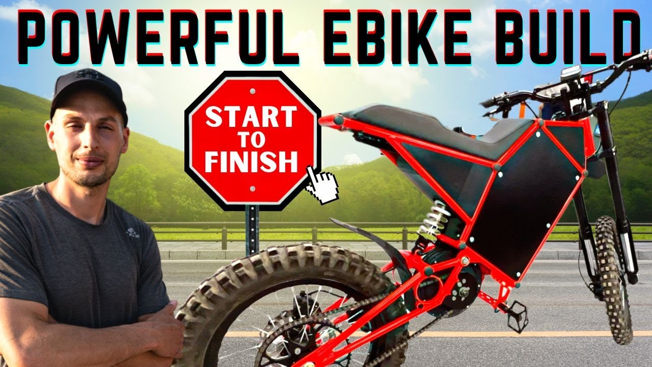 Complete Build of Powerful DIY Electric Bike EVSHIFT