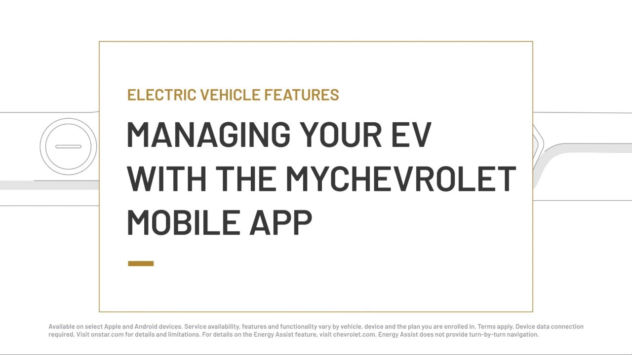 How to Manage Your EV with MyChevrolet Mobile App Chevrolet EVSHIFT