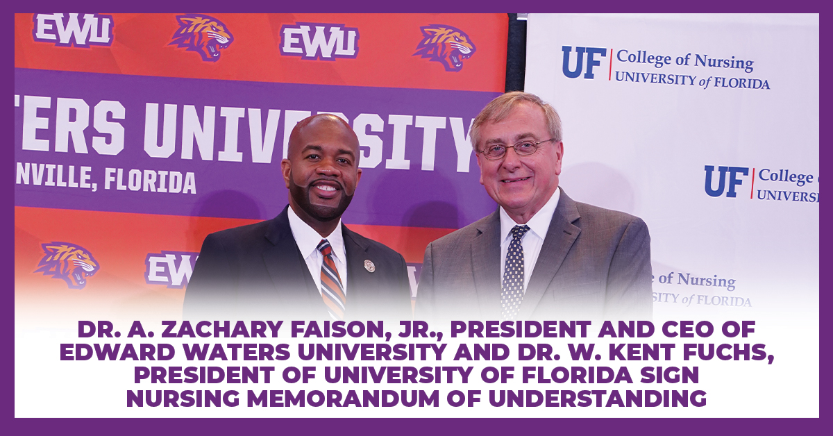 Dr. A. Zachary Faison, Jr., President and CEO of Edward Waters