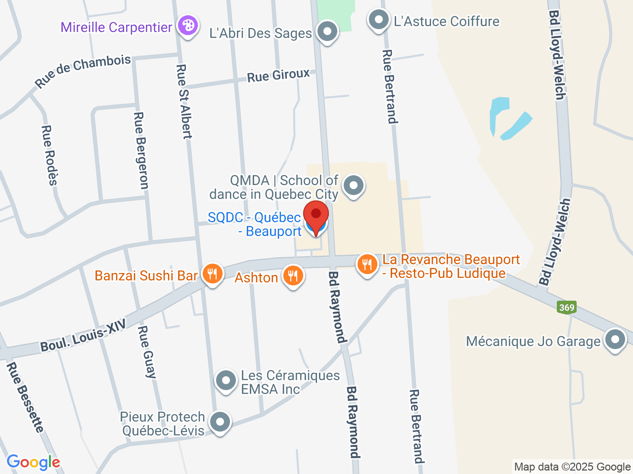 SQDC Quebec Beauport, cannabis store in Quebec, QC