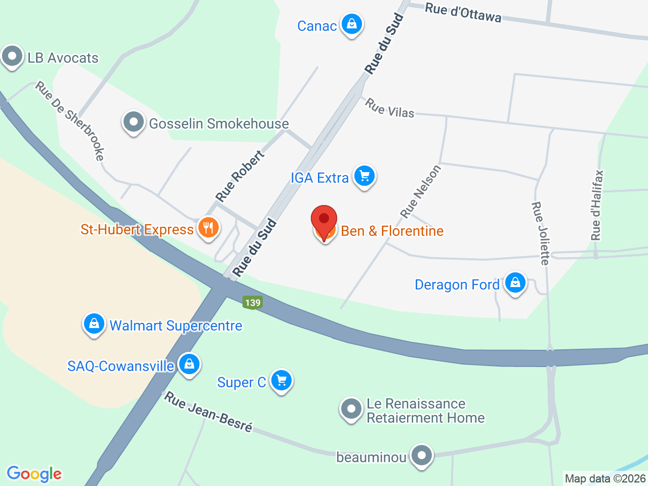 SQDC Cowansville, cannabis store in Cowansville, QC