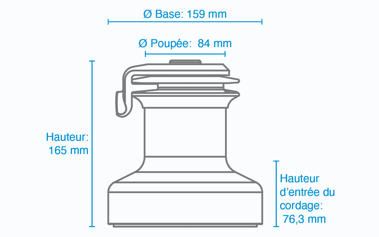 electric winch handle sailboat