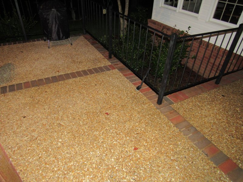 Is a regular concrete patio worth the cost savings?