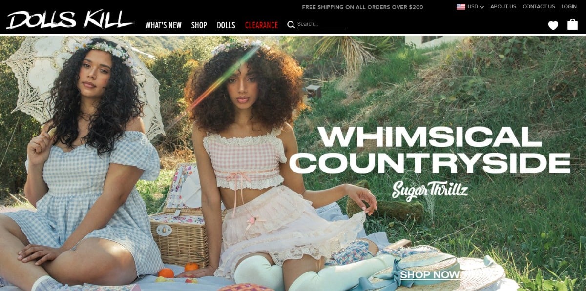 Stores Like Dolls Kill to Shop Timeless Fashion Clothing Ewuta