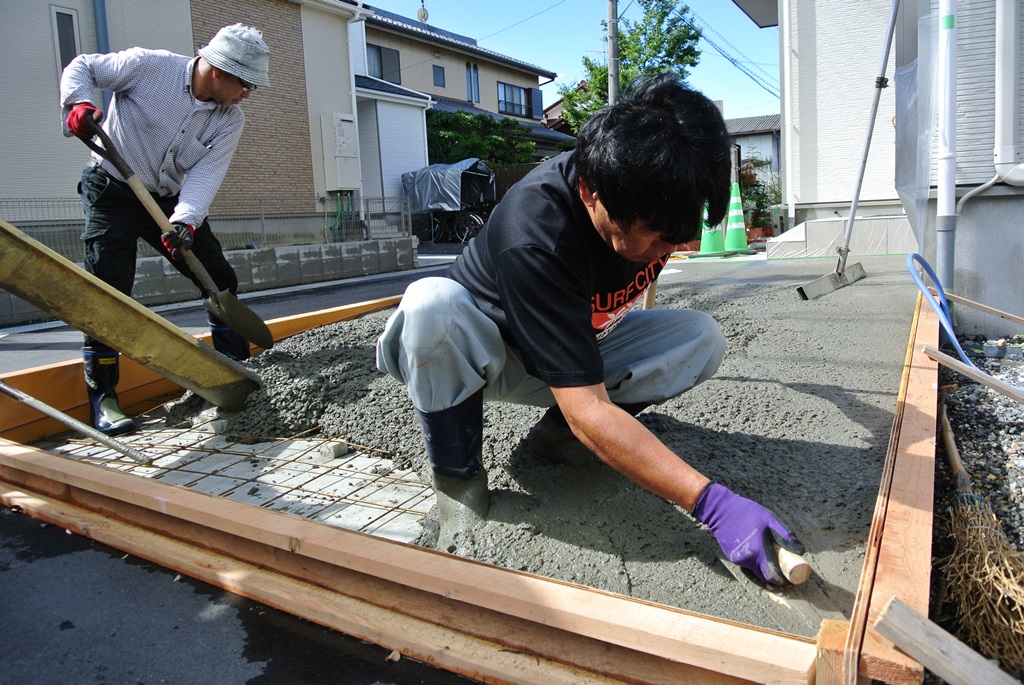 岐阜　外構工事専門店『あなたのお宅を素敵にするお店』 土間コン