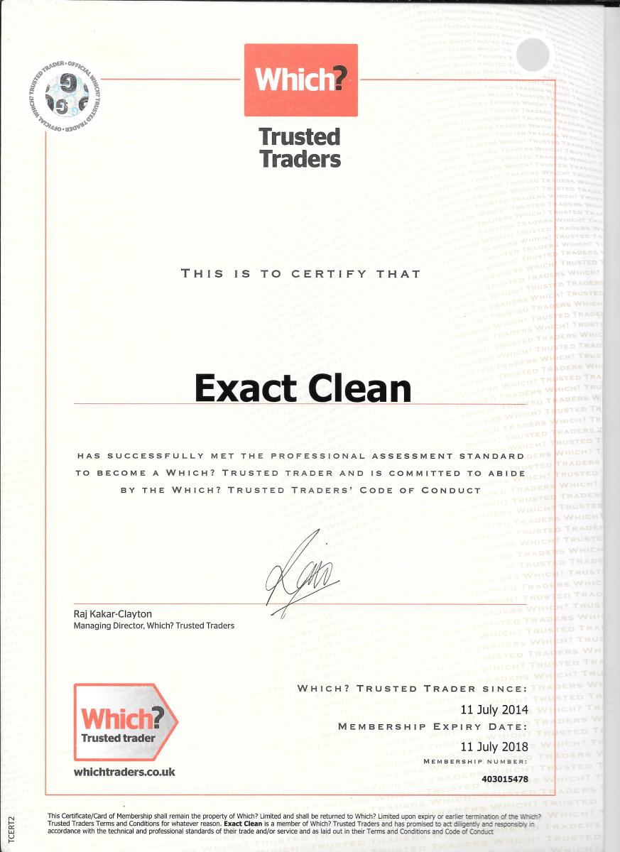 Qualifications Exact Clean