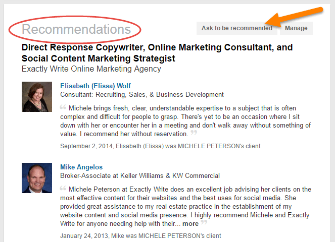 9 Important Parts of Your LinkedIn Profile Exactly Write Online Marketing