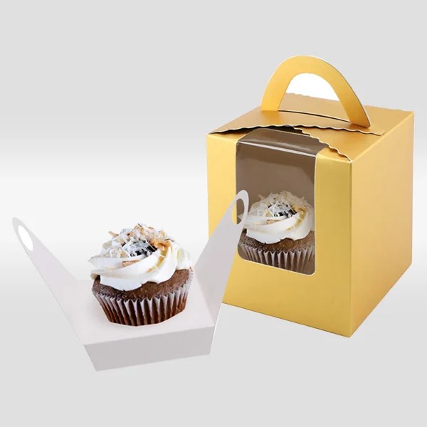 Mini Cupcake Boxes Exact Printo