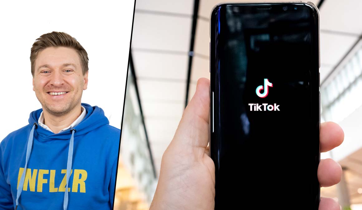 an influencer on TikTok tips from an expert exali