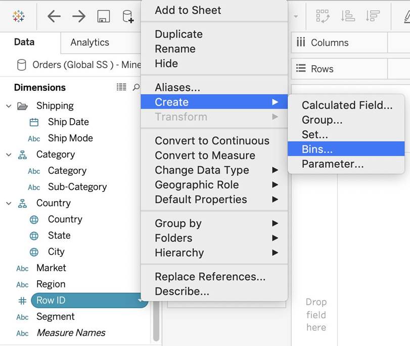 True or False Bins can be created on dimensions Exam4Training