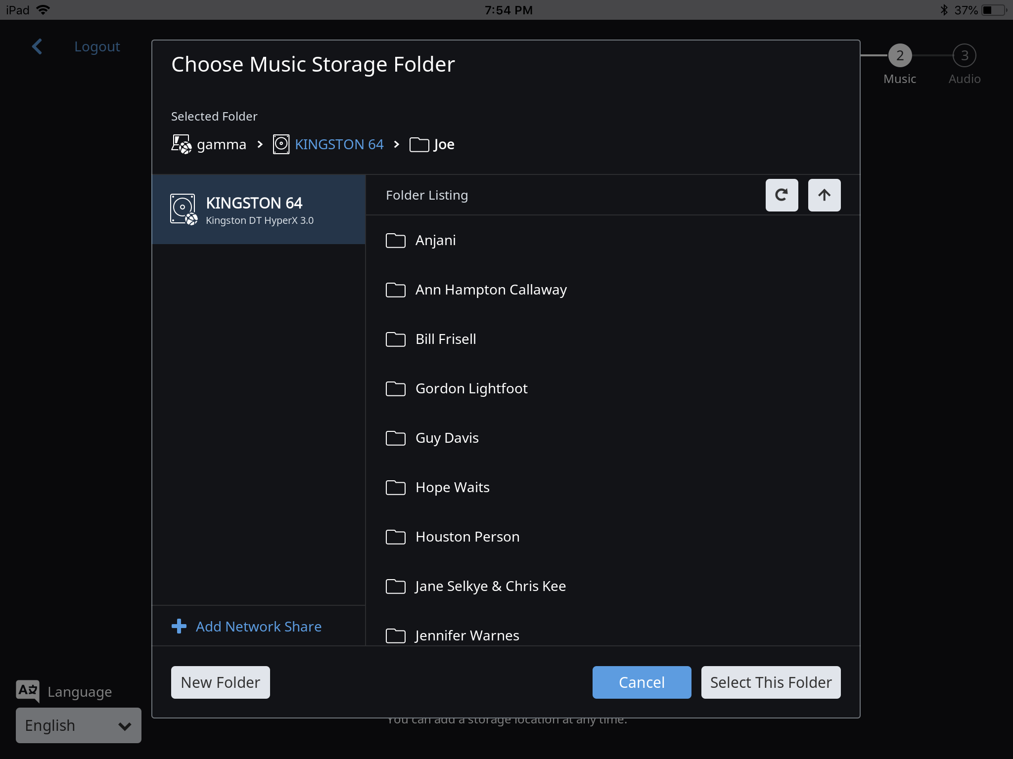 Using the exaSound Sigma Streamer with Roon > exaSound Audio Design