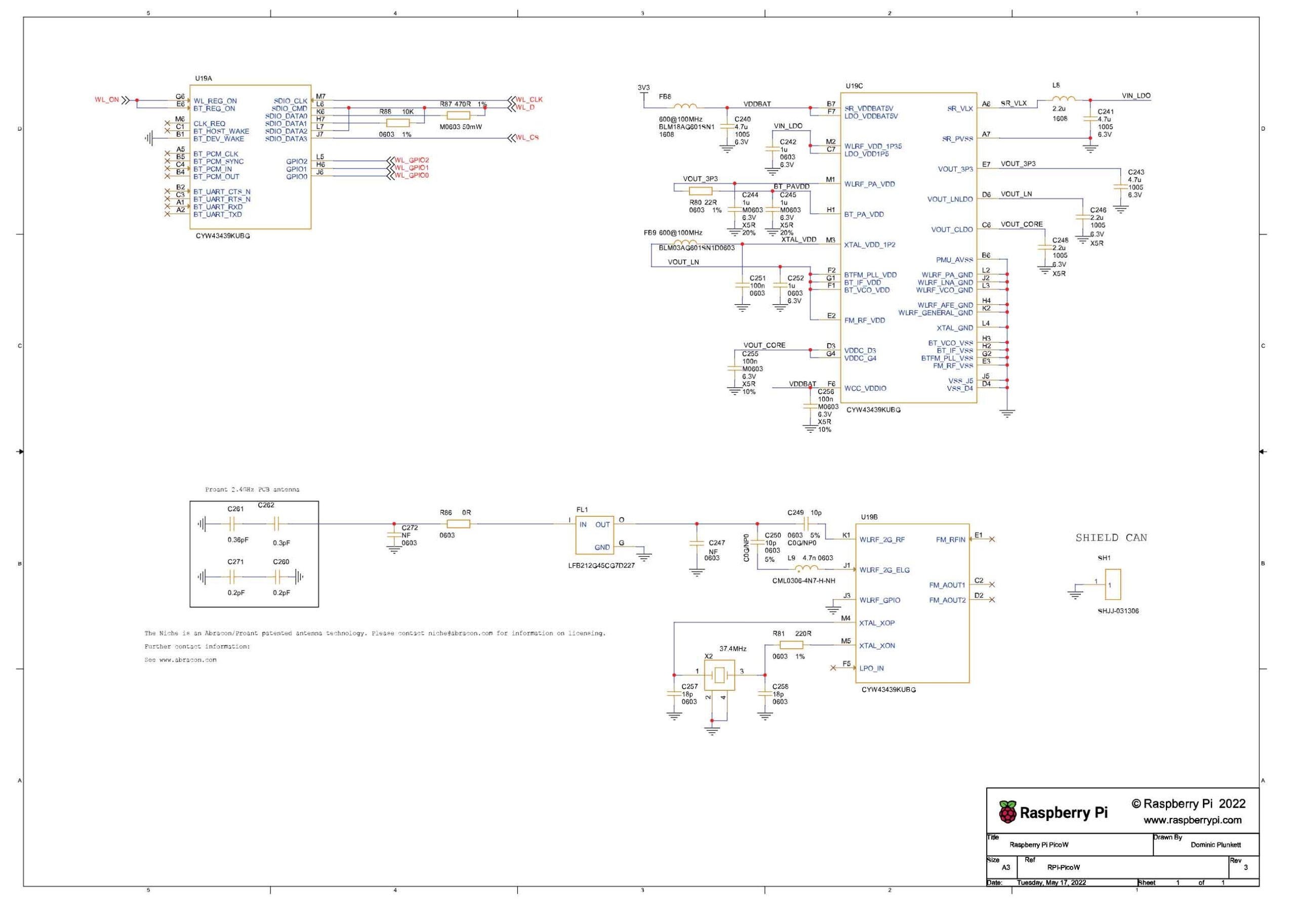 Raspberry-pi-pico-w-schematic – EXASUB