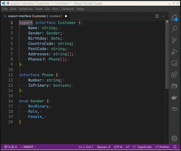 VSCodeでTypeScriptの型からJSONスキーマを生成するマクロ EXCEEDSYSTEM