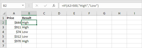 IF function in Excel - Step by Step Tutorial