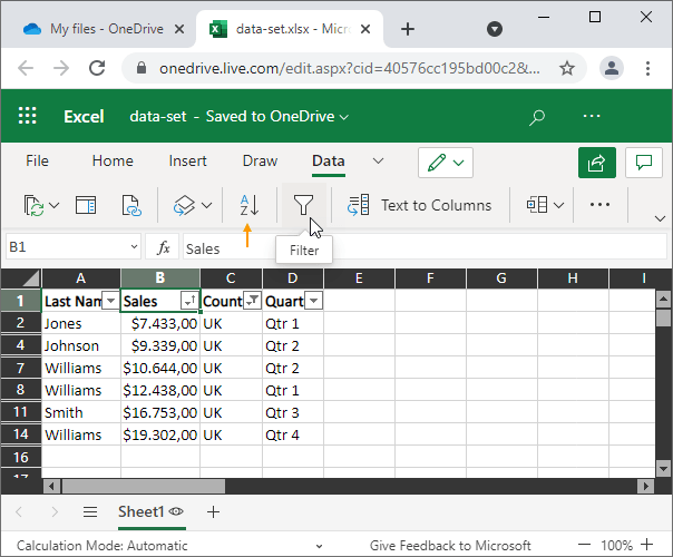 Stöhnt Flotte Schwefel online excel filter Verhältnis Übereinstimmung
