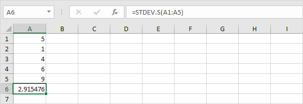Standard Deviation in Excel Easy to Follow Tutorial