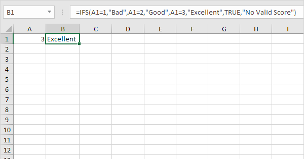 How to use the IFS function Easy Excel Formulas