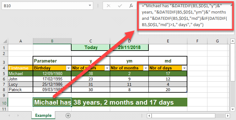 Jun 25, 2021 · subtracting dates with excel date function if you prefer to supply the dates directly in the formula, then enter each date using the date (year, month, day) function and then subtract one date from the other. How To Make The Difference Between 2 Dates Datedif