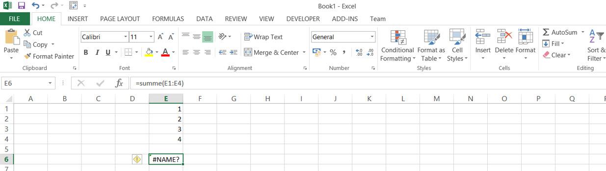 Summe Excel nervt
