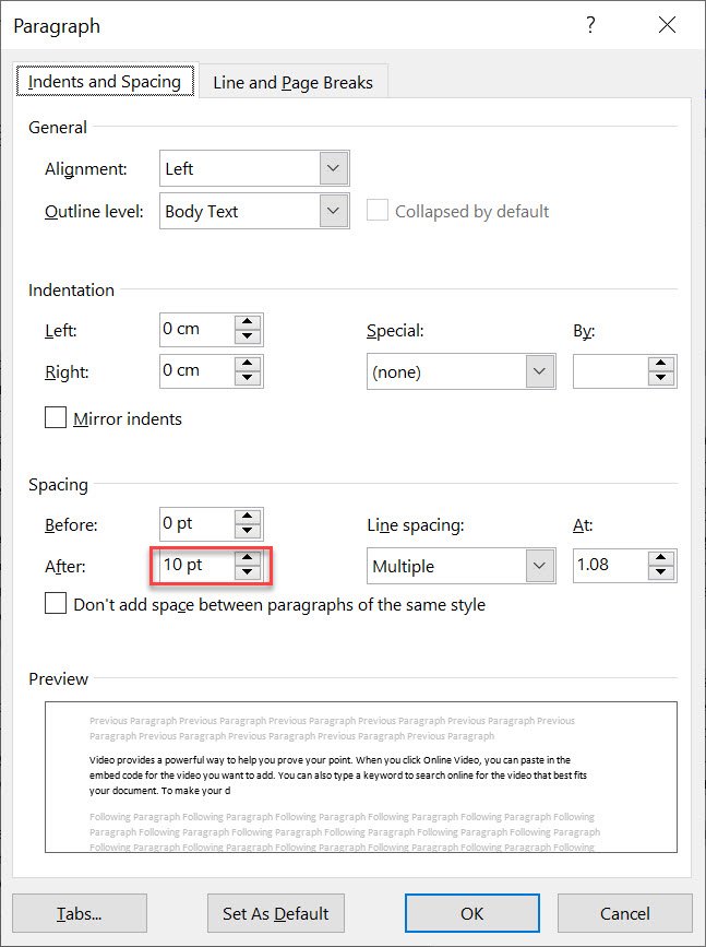 How to Reduce Space Between Lines in Word Excel at Work