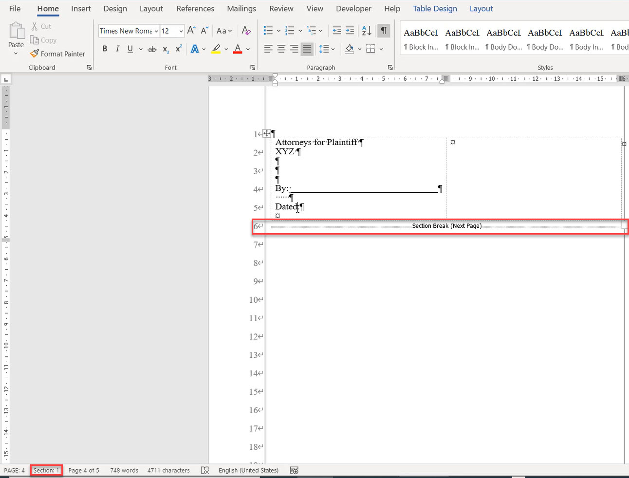 How to undo section break in word 2010 likosmentor
