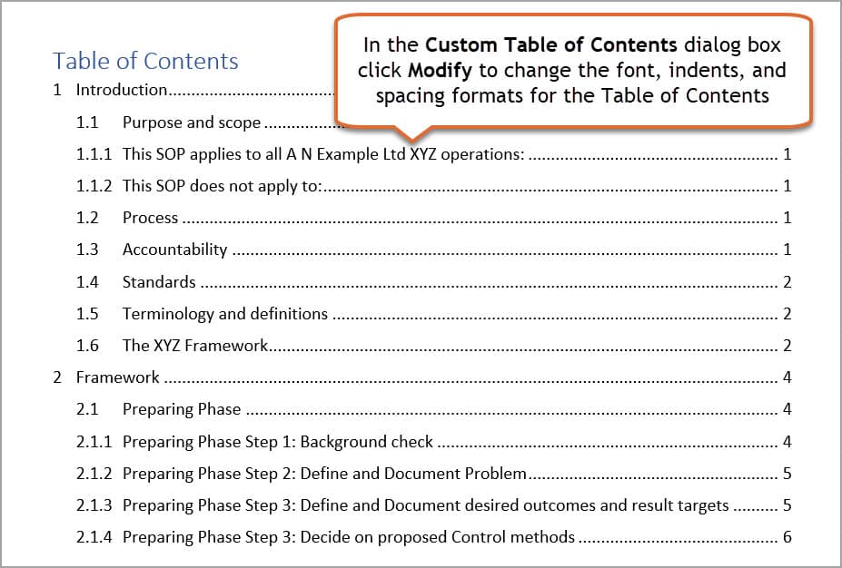 How to Create a Table of Contents in Word in 3 Easy Steps Excel at Work