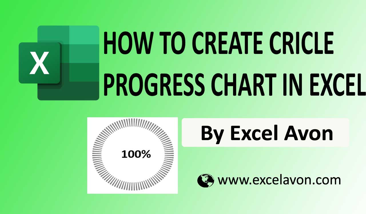 Create Circle Progress Chart in Excel,