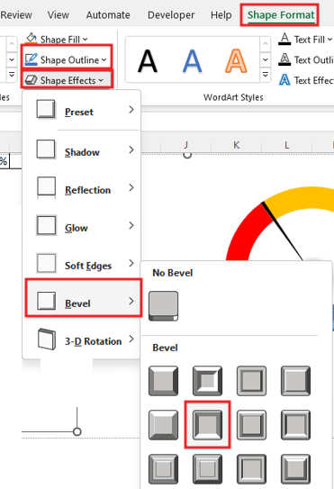How to Create Gauge chart in Excel