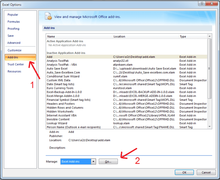 Download and install the OLEDB driver for Excel 2010