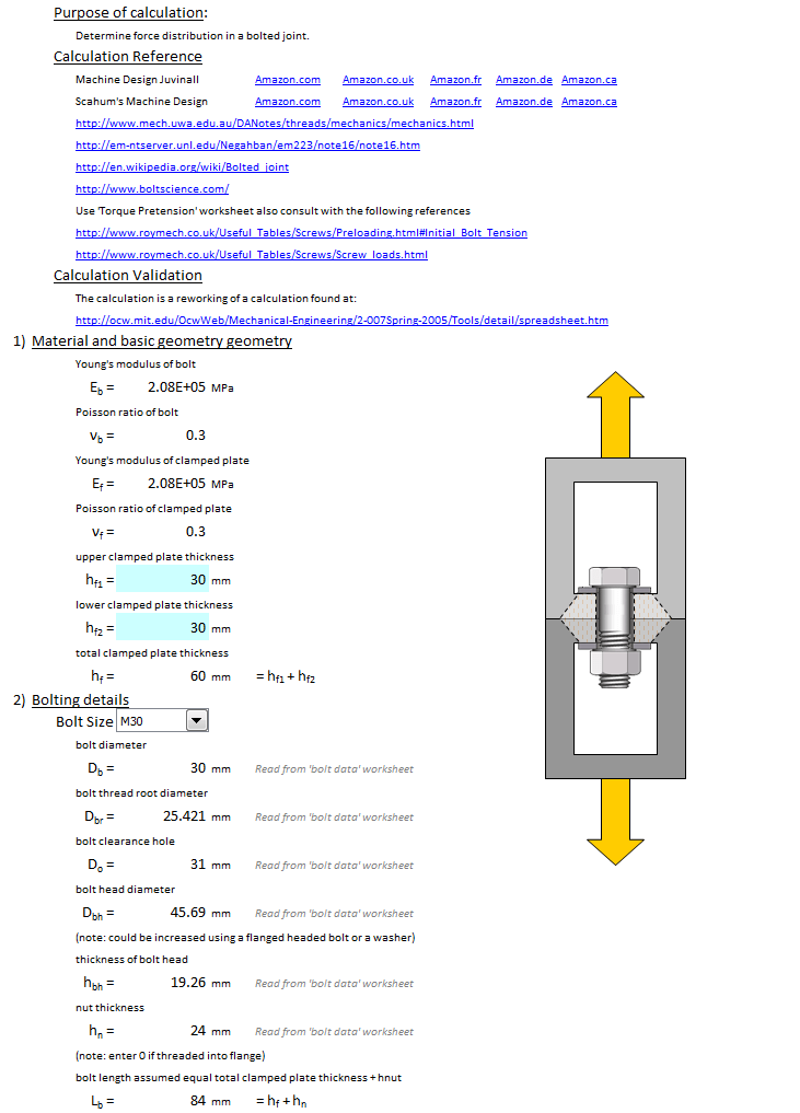 Bolt Torque Calculator Excel