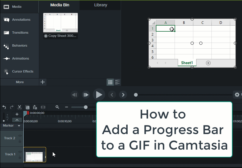 How to Add a Progress Bar to a GIF Animation in Camtasia