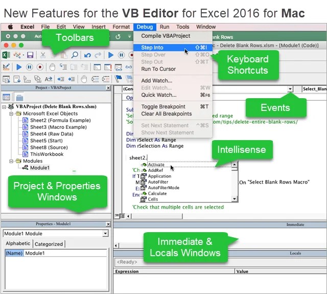 Which excel format support vba excel for mac zoomteacher