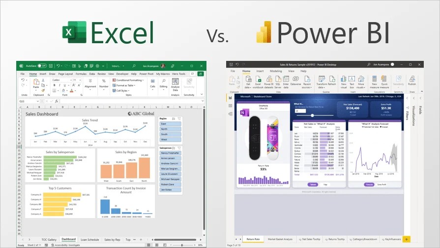 Excel vs Power BI What’s the difference?