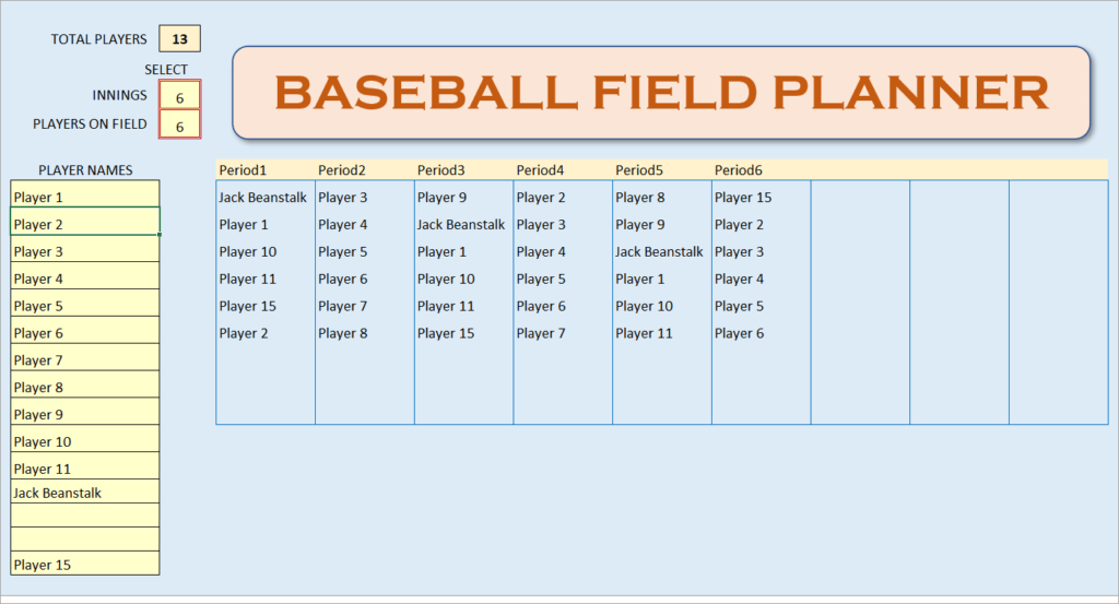 12+ Equal Playing Time Calculator FajrSailor