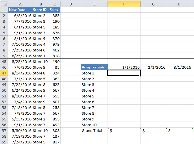 Advanced Excel Summation Skills Using ARRAY Formulas to Check for